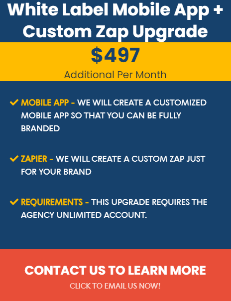 White label mobile app and Zapier integration White label mobile app and Zapier integration