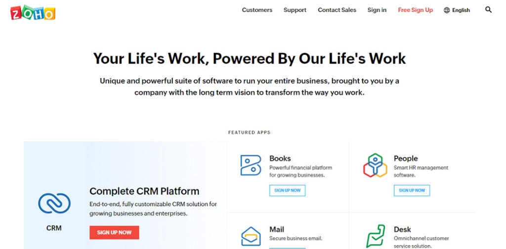 Zoho Zoho All-in-One Marketing Platform