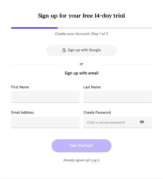 LeadPages signup page Leadpages signup