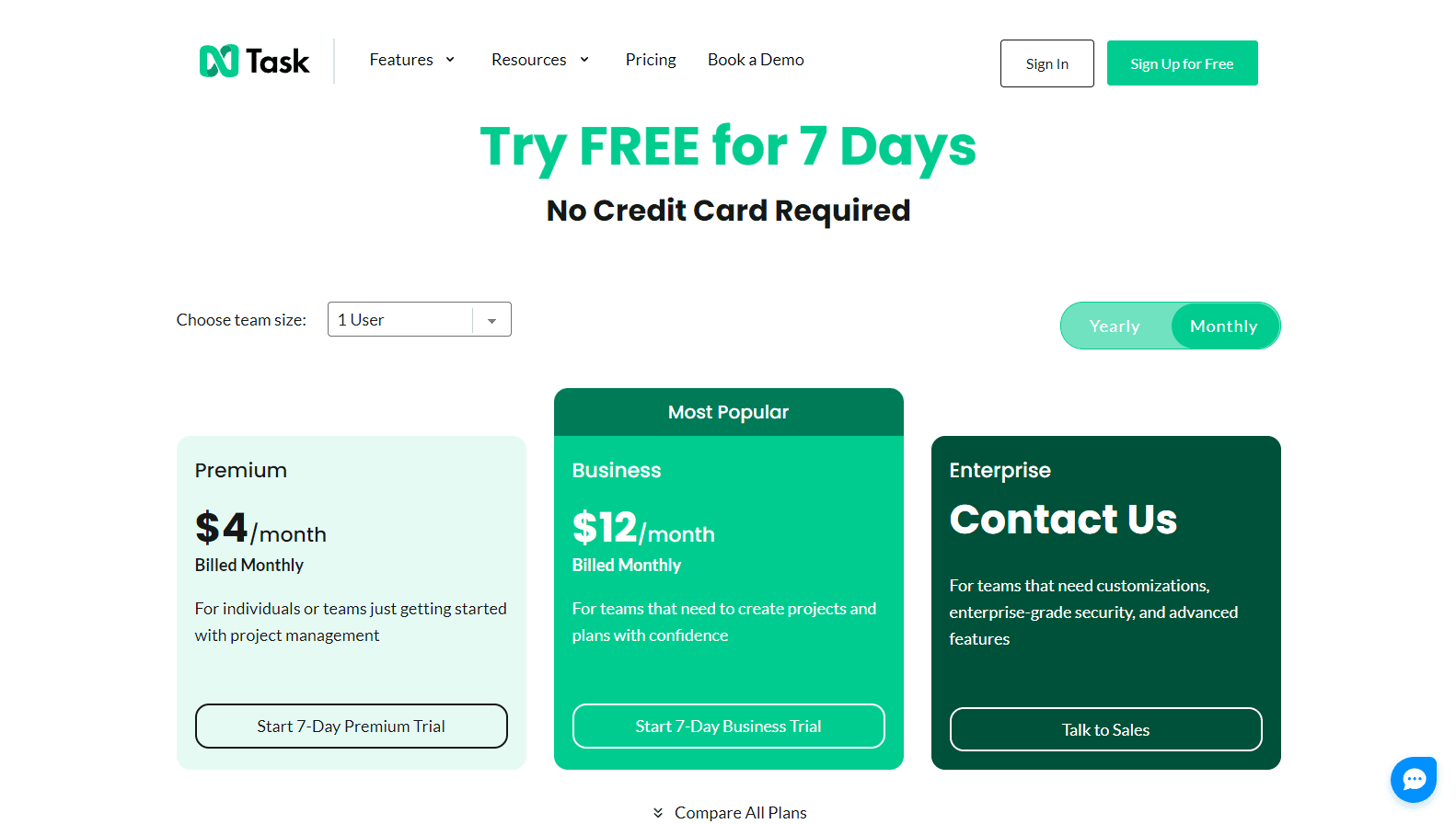 nTask pricing nTask pricing