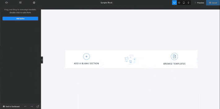 Global blocks in Swipe Pages Global blocks in Swipe Pages