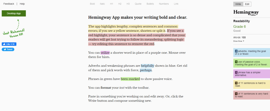 Hemingway Editor Hemingway Editor