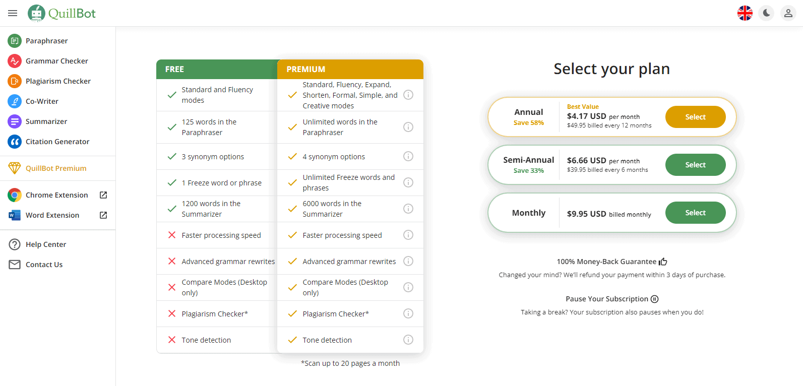QuillBot pricing QuillBot pricing