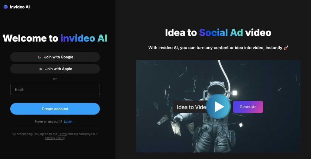 Invideo create account Invideo create account invideo coupon